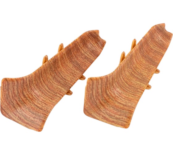 Изображение товара Внутренний угол для плинтуса IDEAL Классик 70 мм, 206 дуб коньячный К-П70-В-Ф2 206 дуб КНЧ