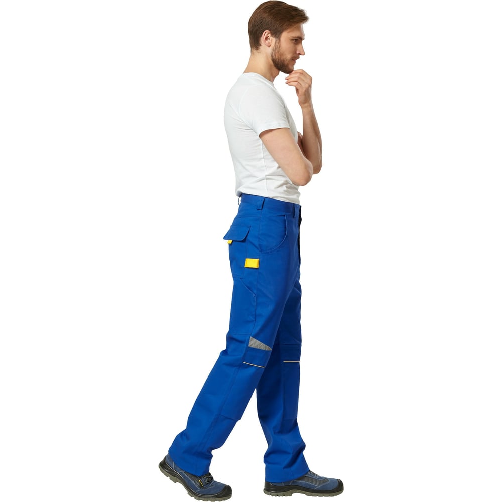 Изображение товара Брюки Спецодежда Алатау Васильковый Желтый Рост 182-188 Модель 44-46