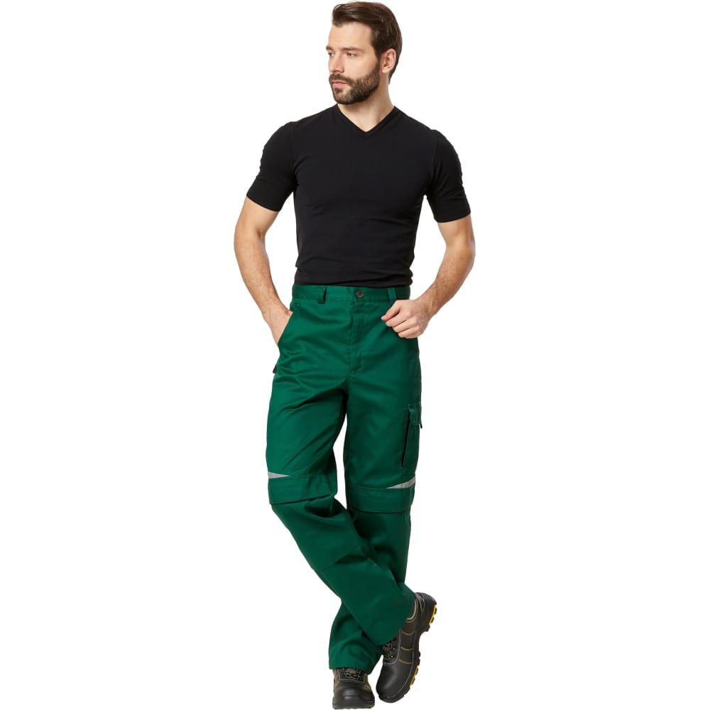 Брюки Эксперт Спецодежда брюки для мальчиков рост 110 см серо зеленый
