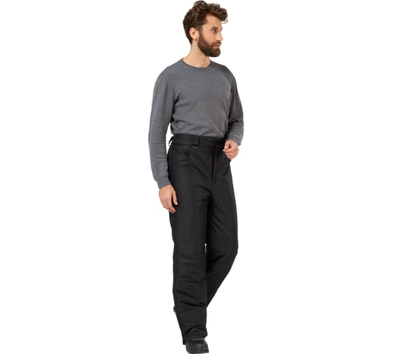 Изображение товара Брюки Эксперт Спецодежда Дэлф черный, р.52-54, рост 182-188 6446000025799