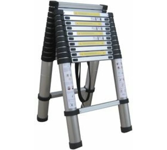 Изображение товара Телескопическая лестница-стремянка SevenBerg 2.6 м+3.2 м QH 9+11