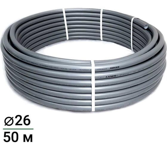 Изображение товара Многослойная труба UWS PRO PERT-AL-PERT C. 26х3, 50 м S-26-50 211677