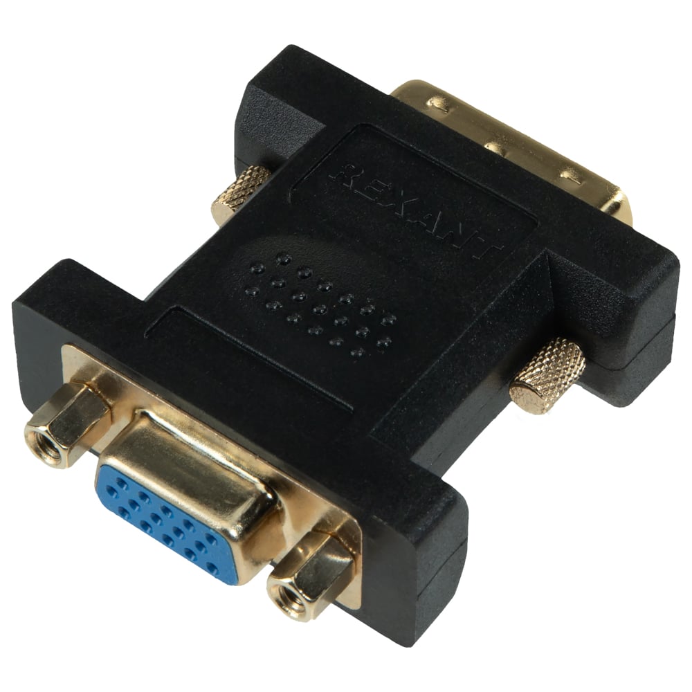 Изображение товара Переходник Rexant DVI-I - VGA гнездо 17-6821 Изображение товара Переходник Rexant DVI-I - VGA гнездо 17-6821