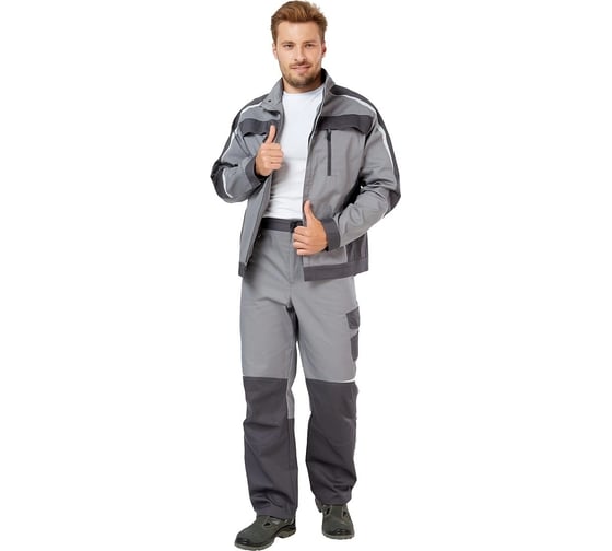 Изображение товара Костюм Эксперт Спецодежда Филигир, серый/темно-серый, р. 52-54, рост 182-188 6446000039284