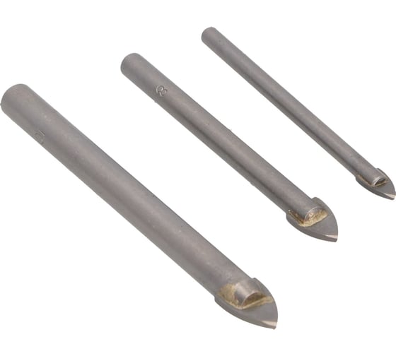 Изображение товара Сверла для стекла и керамики 6,8,10 мм FASTER TOOLS 6988