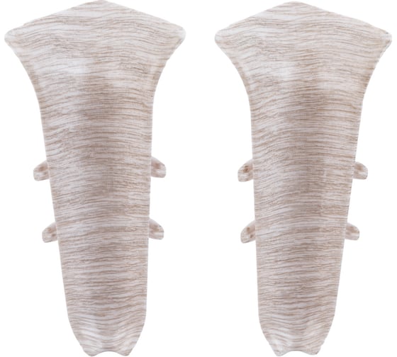 Изображение товара Внутренний угол для плинтуса IDEAL Классик 70 мм, 230 дуб айсберг К-П70-В-Ф2 230 дуб АЙС