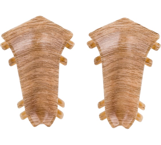 Изображение товара Внутренний угол для плинтуса IDEAL Классик 55 мм, 203 дуб беленый К-П55-В-Ф2 203 дуб БЛН