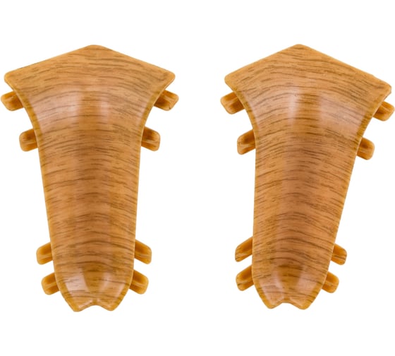 Изображение товара Внутренний угол для плинтуса IDEAL Классик 55 мм, 212 дуб светлый К-П55-В-Ф2 212 дуб СВТ