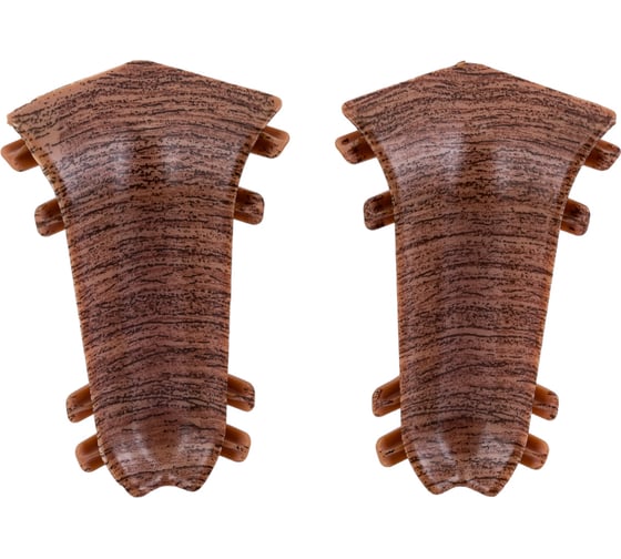 Изображение товара Внутренний угол для плинтуса IDEAL Классик 55 мм, 293 орех темный К-П55-В-Ф2 293 ОРХ ТЕМ