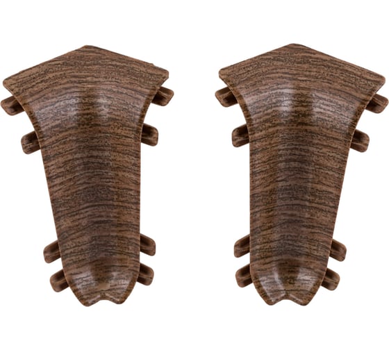 Изображение товара Внутренний угол для плинтуса IDEAL Классик 55 мм, 291 орех К-П55-В-Ф2 291 ОРХ