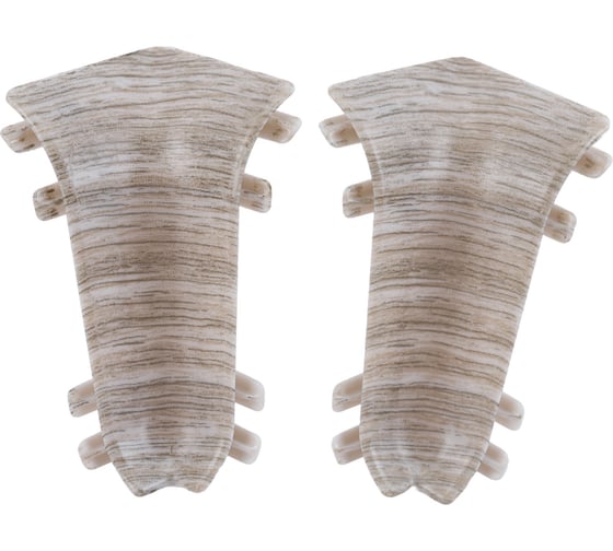 Изображение товара Внутренний угол для плинтуса IDEAL Классик 55 мм, 253 ясень серый К-П55-В-Ф2 253 ЯСН СЕР