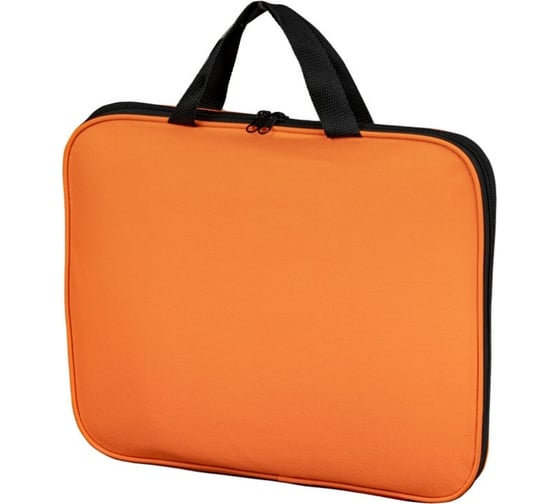 Изображение товара Папка на молнии Staff EVERYDAY с ручками А4, полиэстер, ярко-оранжевая 270735