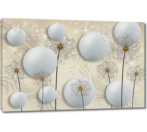 Изображение товара Картина Первое ателье "Шары с одуванчиками" 91x60 ШxВ ps97361-2