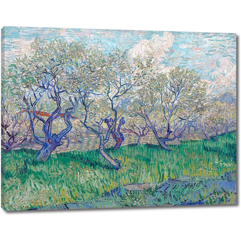 Изображение товара Картина репродукция Цветущий миндаль 60x47 на холсте без рамки