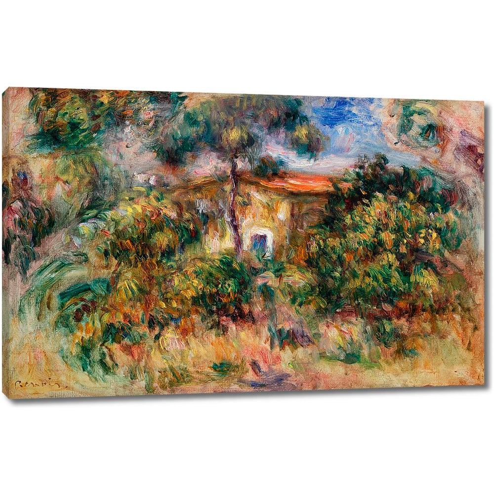 Изображение товара Картина репродукция на холсте Ферма 93x60 стиль пейзаж