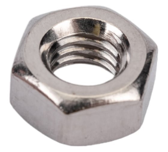 Изображение товара Шестигранная гайка ВИРТУОЗ M6, DIN 934, нержавеющая сталь А2, 8 шт. 35985