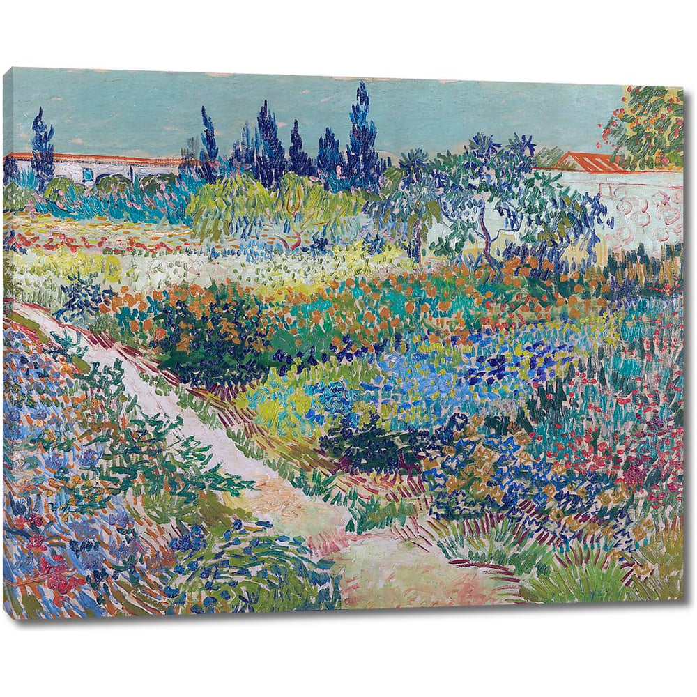 Изображение товара Картина Первое ателье репродукция Цветущий сад с тропинкой 60x49 см на холсте