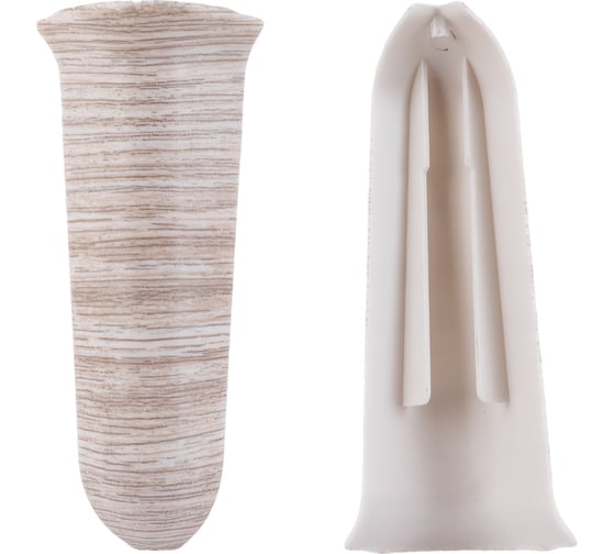 Изображение товара Наружный угол для плинтуса IDEAL Классик 85 мм, 251 ясень К-П85-Нк-Ф2 251 ЯСН