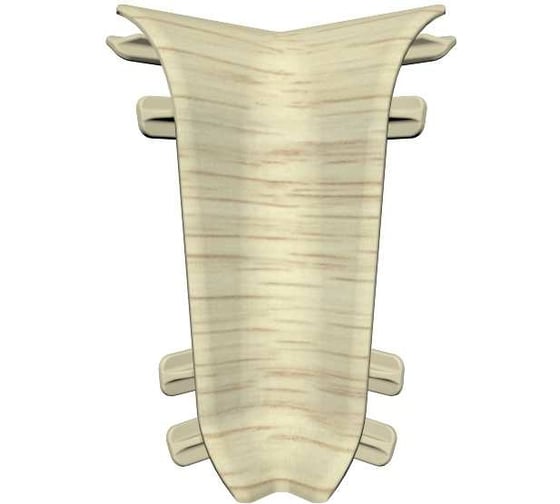 Изображение товара Внутренний угол для плинтуса IDEAL Классик 55 мм, 263 клен северный К-П55-В-Ф2 263 КЛН СЕВ