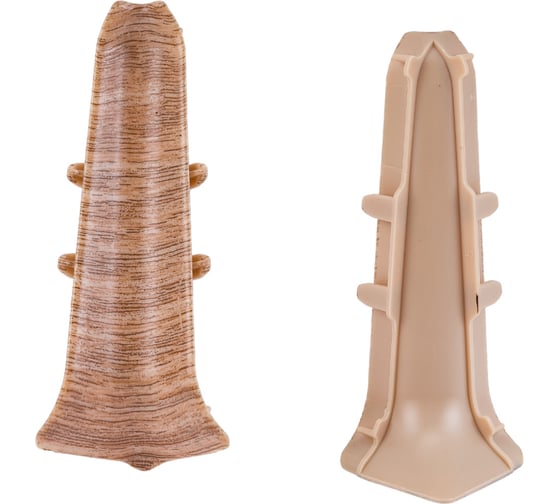 Изображение товара Внутренний угол для плинтуса IDEAL Классик 85 мм, 203 дуб беленый К-П85-В-Ф2 203 дуб БЛН