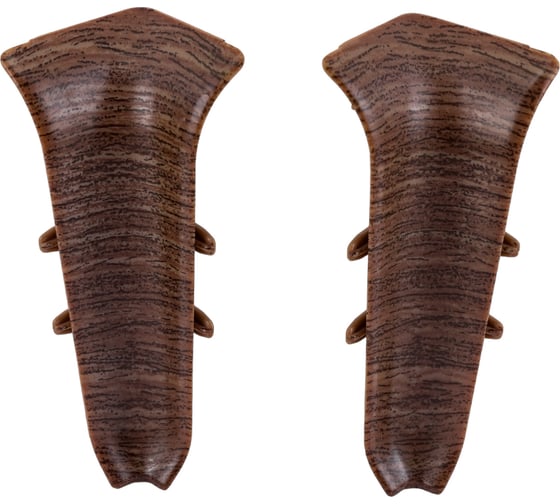 Изображение товара Внутренний угол для плинтуса IDEAL Классик 70 мм, 292 орех миланский К-П70-В-Ф2 292 ОРХ