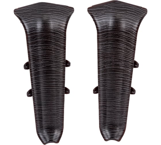 Изображение товара Внутренний угол для плинтуса IDEAL Классик 85 мм, 303 венге темный К-П85-В-Ф2 303 ВНГ ТЕМ