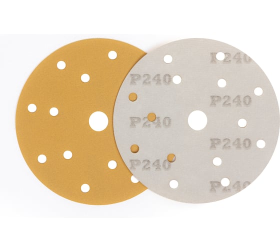 Изображение товара Шлифовальный круг на липучке 150 мм, Р240, 10 шт Totflex 4631163838955
