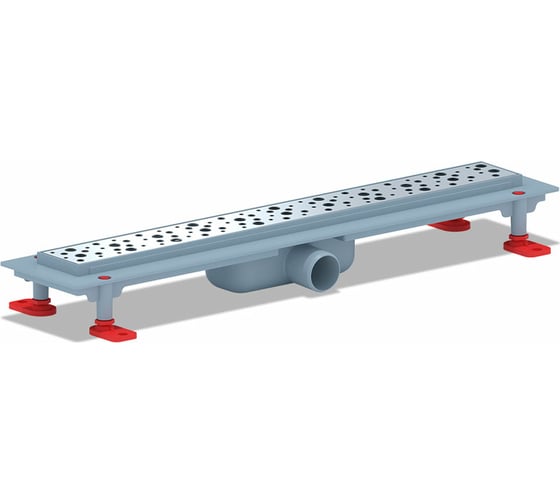 Изображение товара Линейный трап АНИ Пласт "Бриз" пластиковый, 550 мм, мокрый гидрозатвор, выпуск 40 мм TL1355G