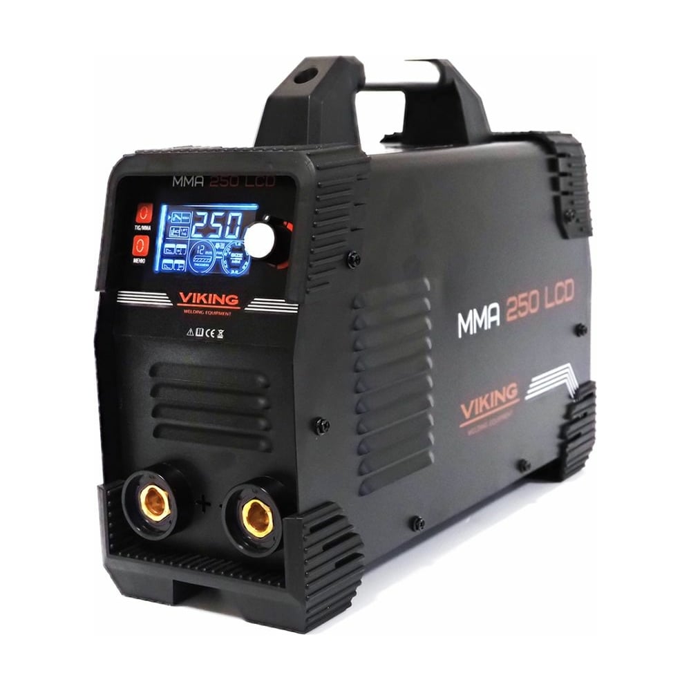 Изображение товара Профессиональный сварочный инвертор VIKING MMA 250 LCD с дисплеем и функциями Изображение товара Профессиональный сварочный инвертор VIKING MMA 250 LCD с дисплеем и функциями