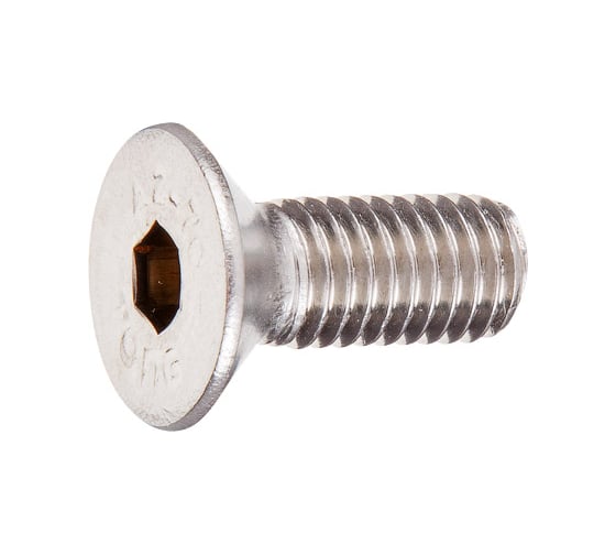 Изображение товара Винт STARFIX потайная головка, 8x20 мм, нержавеющая сталь, DIN 7991, 10 шт. SMZ1-107920-10