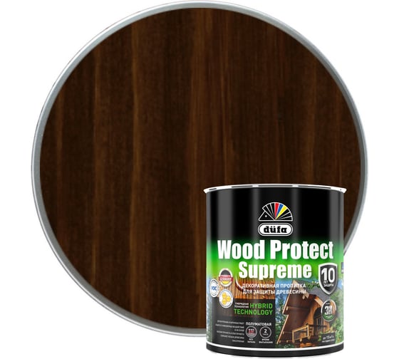Изображение товара Пропитка Dufa WOOD PROTECT Supreme, палисандр 0.75 л МП00-008393