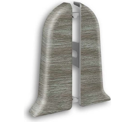 Изображение товара Торцевые заглушки для плинтуса IDEAL Классик 85 мм, 210 дуб пепельный К-П85-Тп-Ф1 210 дуб ПЕП