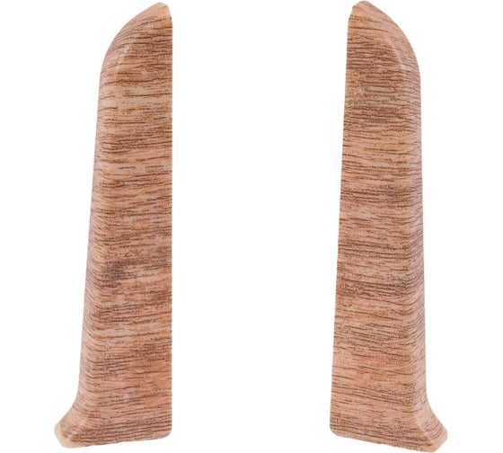 Изображение товара Торцевые заглушки для плинтуса IDEAL Классик 85 мм, 203 дуб беленый К-П85-Тп-Ф1 203 дуб БЛН