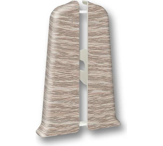 Изображение товара Торцевые заглушки для плинтуса IDEAL Классик 70 мм, 229 дуб латте К-П70-Тп-Ф1 229 дуб ЛАТ