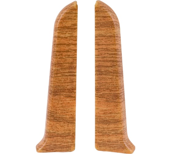 Изображение товара Торцевые заглушки для плинтуса IDEAL Классик 85 мм, 206 дуб коньячный К-П85-Тп-Ф1 206 дуб КНЧ