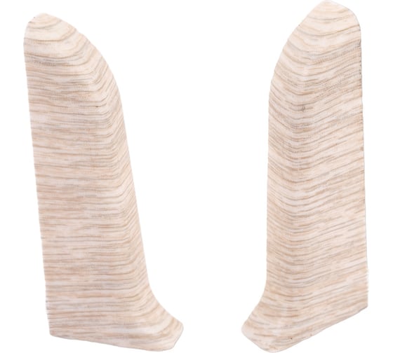 Изображение товара Торцевые заглушки для плинтуса IDEAL Классик 55 мм, 230 дуб айсберг К-П55-Тп-Ф1 230 дуб АЙС