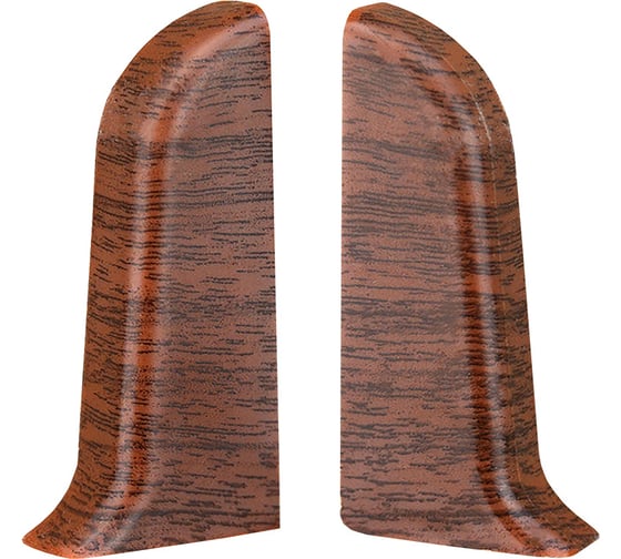 Изображение товара Торцевые заглушки для плинтуса IDEAL Классик 70 мм, 293 орех темный К-П70-Тп-Ф1 293 ОРХ ТЕМ