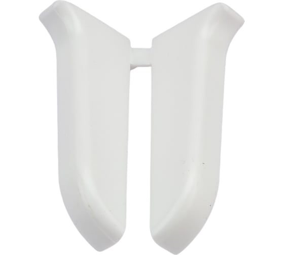 Изображение товара Торцевые заглушки для плинтуса IDEAL Классик 55 мм, 001 белый К-П55-Тп-Ф1 001 БЕЛ