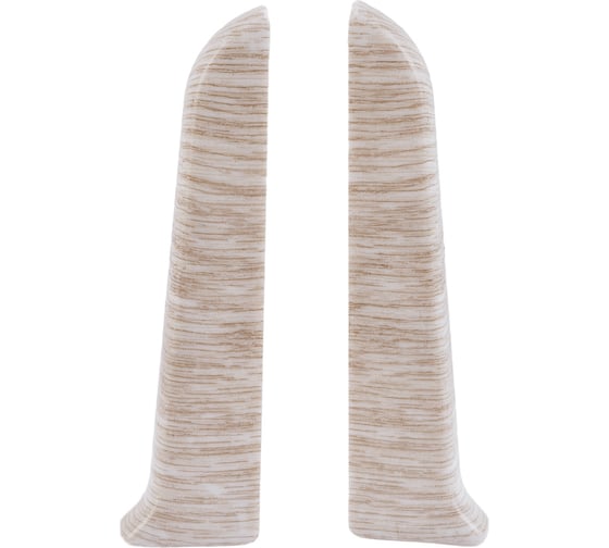 Изображение товара Торцевые заглушки для плинтуса IDEAL Классик 85 мм, 230 дуб айсберг К-П85-Тп-Ф1 230 дуб АЙС