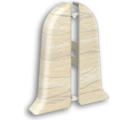 Изображение товара Торцевые заглушки для плинтуса IDEAL Классик 85 мм, 262 клен вермонт К-П85-Тп-Ф1 262 КЛН ВРМ