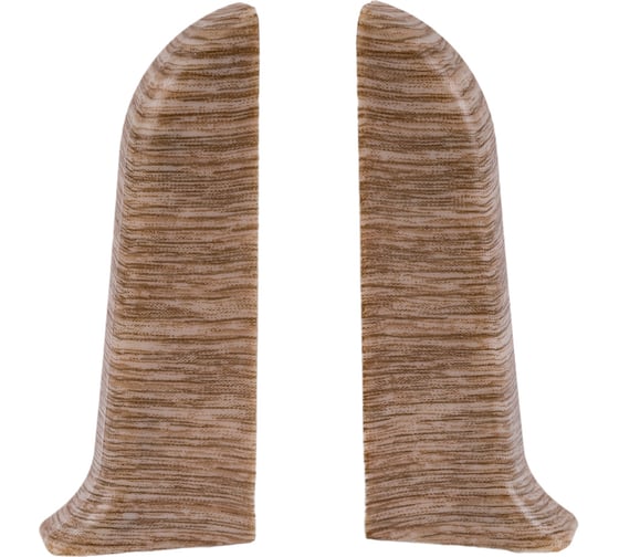 Изображение товара Торцевые заглушки для плинтуса IDEAL Классик 55 мм, 208 дуб мокко К-П55-Тп-Ф1 208 дуб МОК