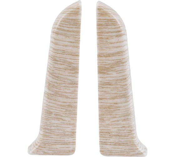 Изображение товара Торцевые заглушки для плинтуса IDEAL Классик 70 мм, 230 дуб айсберг К-П70-Тп-Ф1 230 дуб АЙС