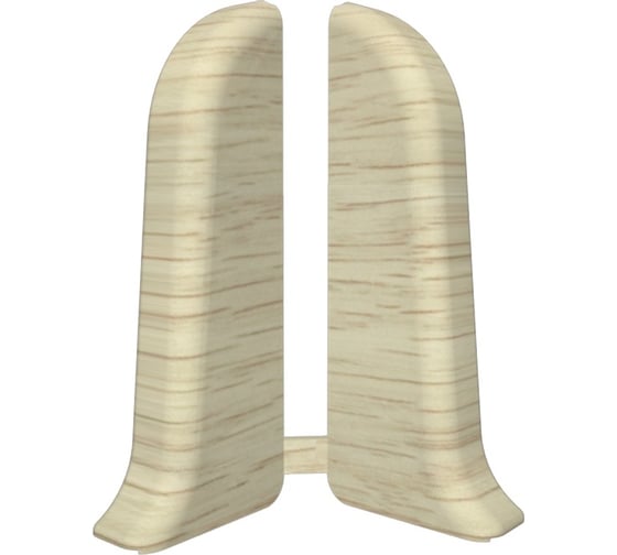 Изображение товара Торцевые заглушки для плинтуса IDEAL Классик 55 мм, 263 клен северный К-П55-Тп-Ф1 263 КЛН СЕВ