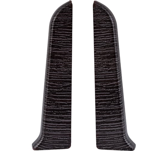 Изображение товара Торцевые заглушки для плинтуса IDEAL Классик 85 мм, 303 Венге темный К-П85-Тп-Ф1 303 ВНГ ТЕМ