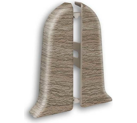 Изображение товара Торцевые заглушки для плинтуса IDEAL Классик 70 мм, 205 дуб капучино К-П70-Тп-Ф1 205 дуб КАП