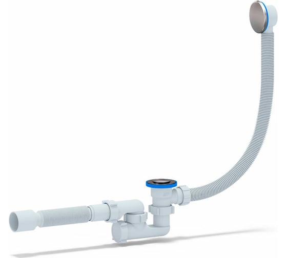 Изображение товара Сифон для ванны АНИ пласт переливной 1 1/2"х40 EC255