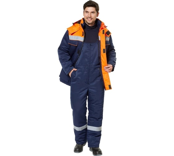 Изображение товара Костюм Эксперт Спецодежда Балтигури, темно-синий/оранжевый, р. 44-46, рост 182-188 6446000041249
