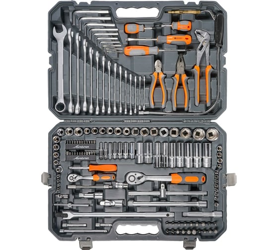 Изображение товара Универсальный набор инструментов Airline 147 предметов, пластиковый кейс AT-147-52