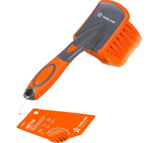 Изображение товара Щетка для мытья Airline с мягкой распушенной щетиной, прорезиненные ручка и кант ABIN007