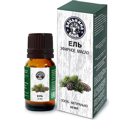 Изображение товара Эфирное масло Бацькина баня Ель 16004